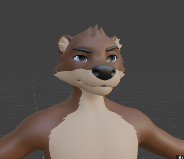 🦦⚓🖥 Some Ott looking dude. sculpting a model