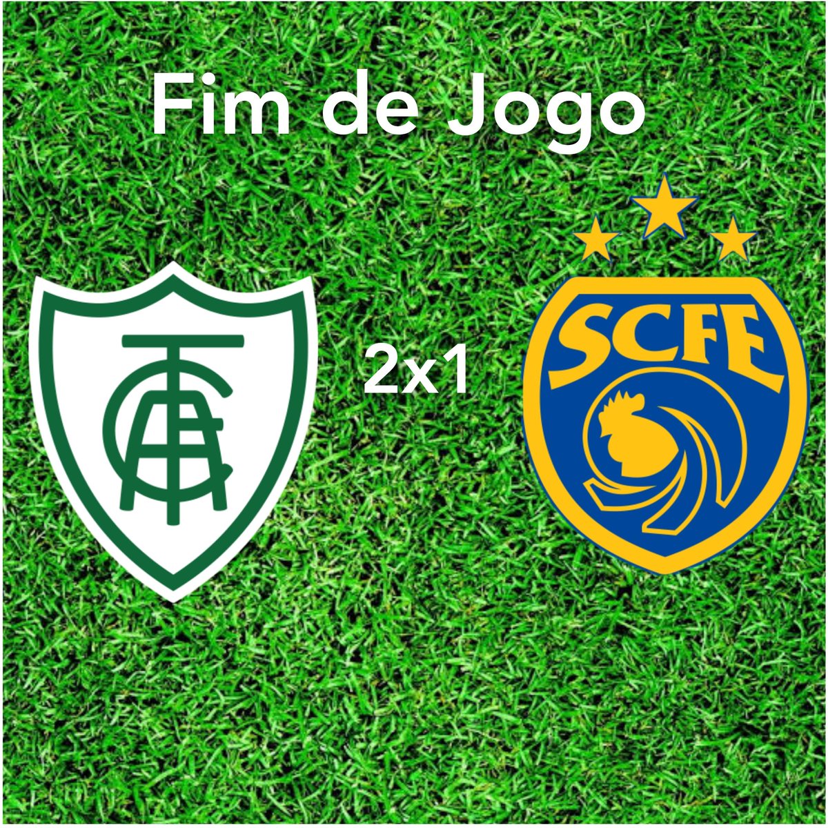 CoelhaoSinistro's tweet photo. Fim de Jogo ! América vence o Sampaio correa na Copa Sul Sudeste .Coelhooo 🐰🇳🇬  #Pracimadelescoelho #Americamg #Belohorizonte #Belohorizontemg #Bhenois #Futebolmineiro #Minasgerais #MG #BHMG https://t.co/EEdi6ICLMW