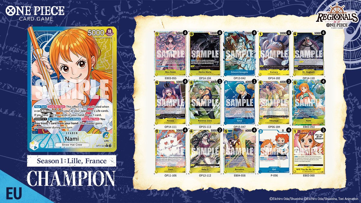Deck List] Hey One Piece Pirates! From fierce battles to clever