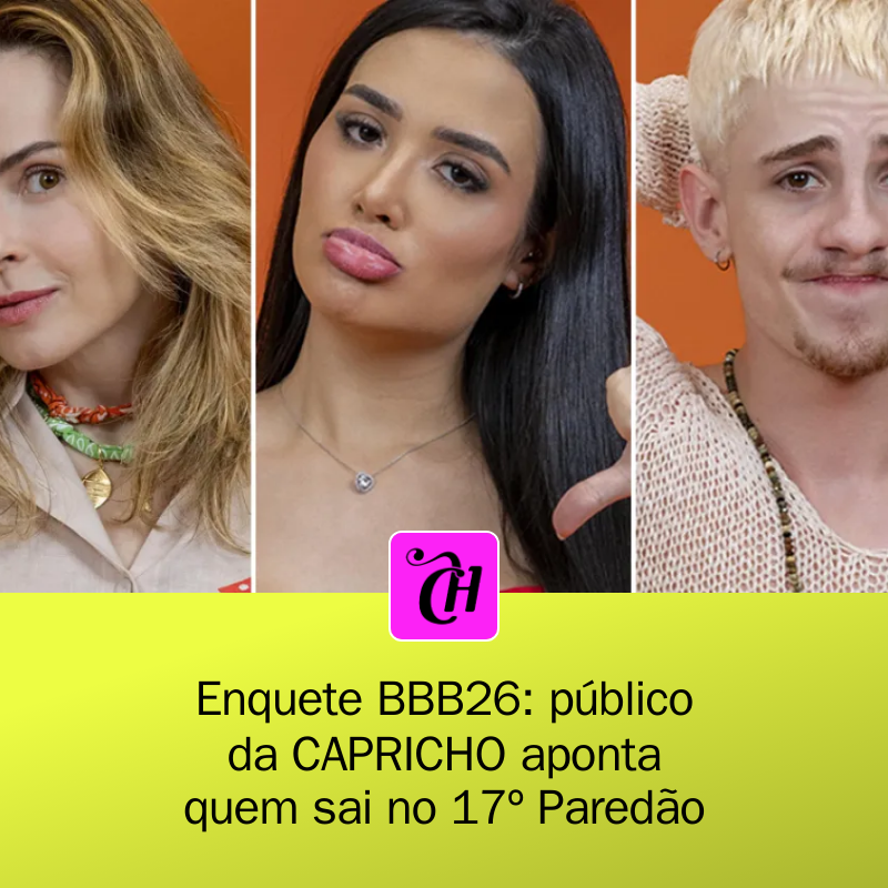CAPRICHO's tweet image. 🗳️ A disputa no 17º Paredão do #BBB26 esquenta! Com 49% dos votos, Juliano Floss é o favorito para sair, seguido por Ana Paula com 40% e a jornalista com 11%. O que vocês acham do resultado? Votem e comentem! 🏠💥 #Enquete #Reality

mrf.lu/vV90