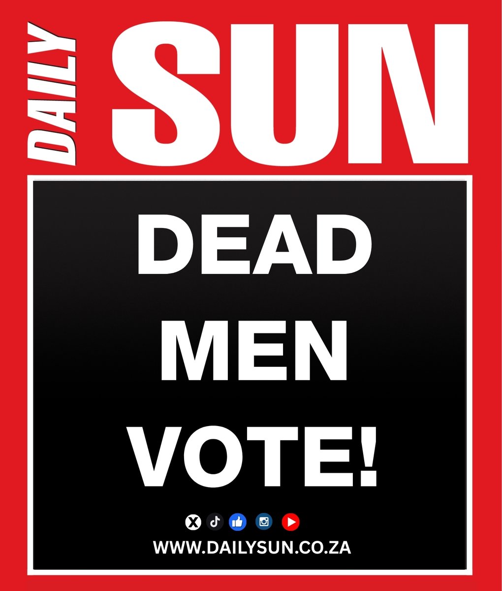 dailysunsa's tweet photo. Voting from the grave: Two families are demanding answers after their deceased loved ones' names were allegedly used by the ANC   💀⚖️ 
Click here to read more 👇
https://t.co/4Lygra1bho
#votingfromthegrave #ancfraud #deadvoters https://t.co/C9P7ucjmGI