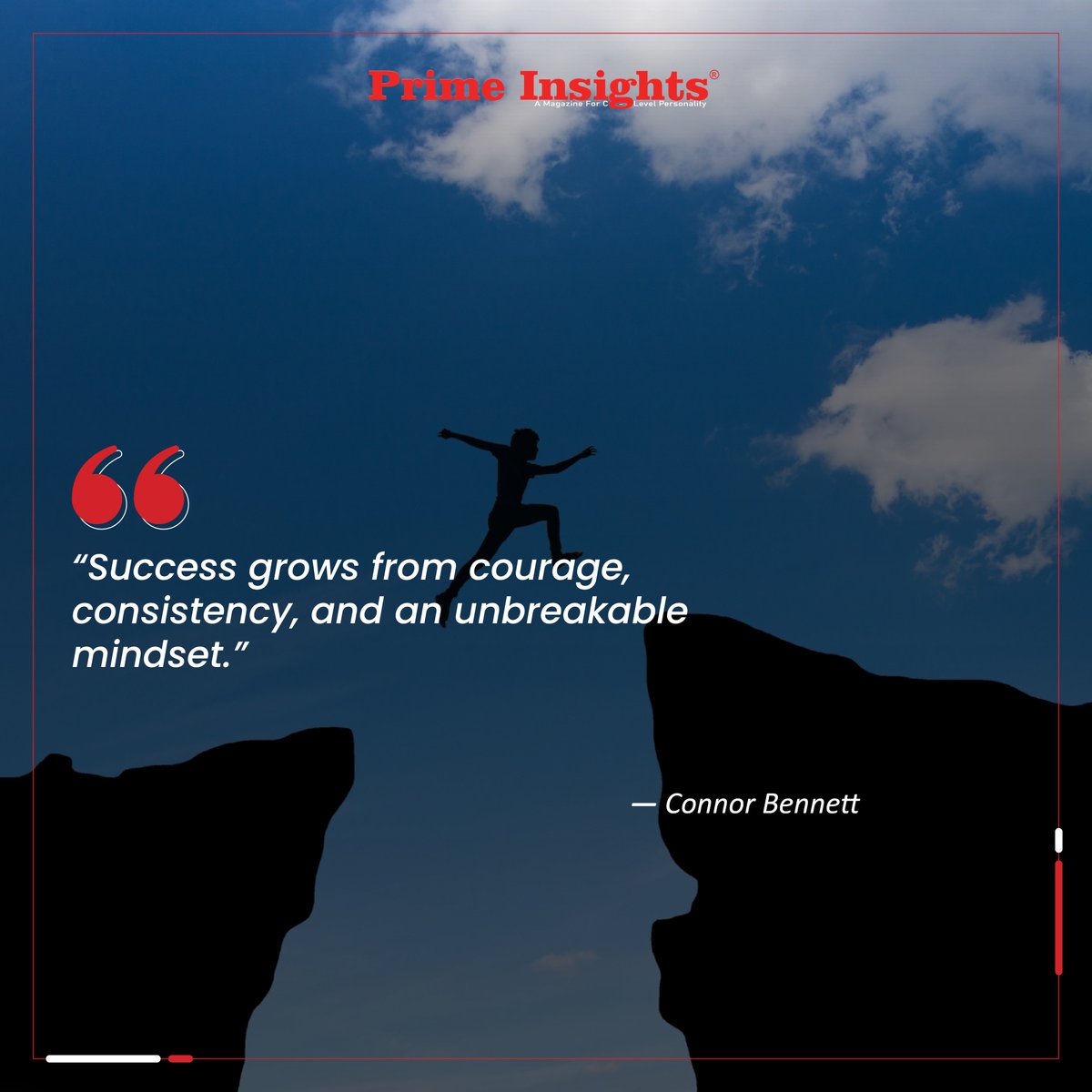 Prime_Insights1's tweet photo. “Success grows from courage, consistency, and an unbreakable mindset.”
— Connor Bennett

https://t.co/GdSgVKIszI

#success #quoteoftheday #quoteoftheweek #successquotes #successgoals #quotesforsuccess #inspirationalquotes #motivationalquotes https://t.co/wNXTlLfbDM