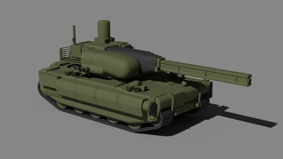 Semi-autonomous main battle tank Made for @goeliath