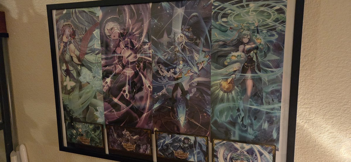 Finally got a frame for the RDO box sleeves! They look so good framed!!! #GrandArchive #RDO