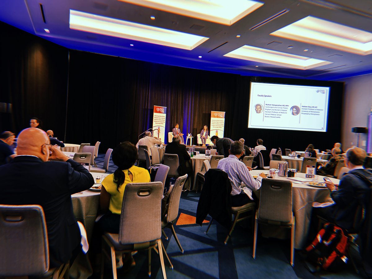 AnswersinCME's tweet image. #IM2026 --&amp;gt; Now underway: Drs. Muthiah Vaduganathan and Nosheen Reza discuss emerging evidence on nonsteroidal MRAs and practical strategies to improve cardio-kidney-metabolic care.
#AnswersInCMELive #GetYourAnswersInCME #CME #MedEd #LiveCME #ACP