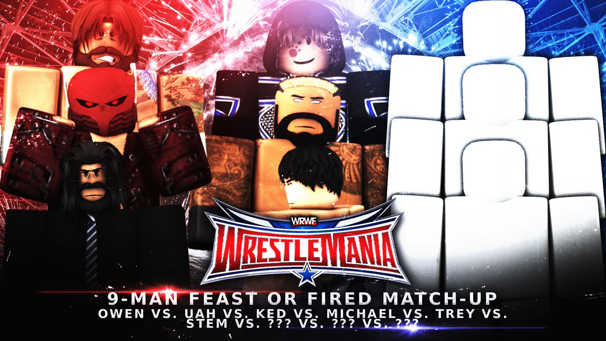 WRWFNetwork's tweet photo. #WRWFWrestleManiaII // THIS FRIDAY βπΊπΈ
FEAST OR FIRED MATCH! For the first time since #WRWFSummerBash, the FOF match returns with 9 hungry competitors ready to make their mark.
πΊ Streaming LIVE from @ATTStadium April 17th at 6:00 PM EST.
#WRWF2026 https://t.co/CuetkmBeTk