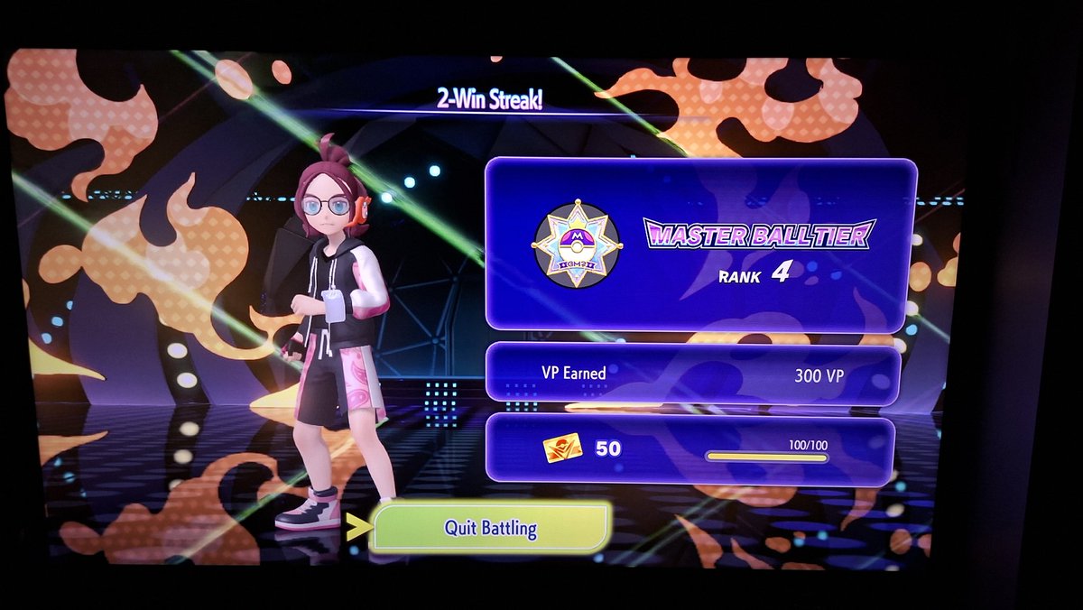 jfmatte94's tweet photo. After days of relentless grinding, I've finally reached Master rank!

My team has many weaknesses, I'm happy to say it goodbye. I'm going to try different strategies now that I'm out of the Ultra Ball hell. :) https://t.co/pFvK2iEyfx