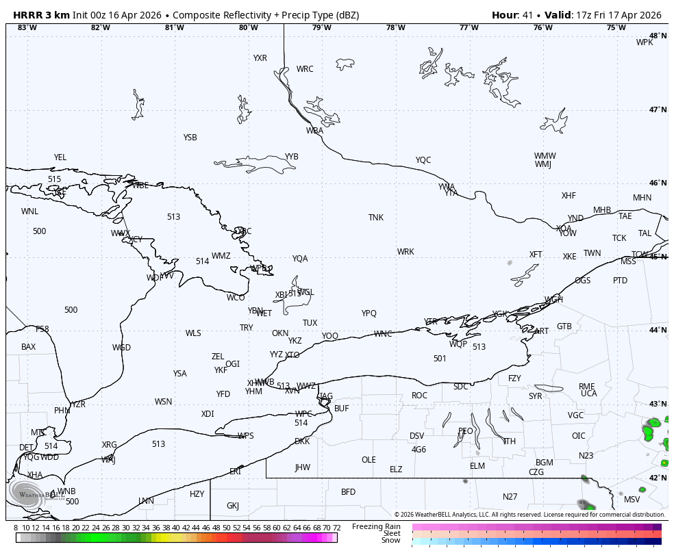 WxOntario1's tweet image. Are we going to see a rain free day this week across Southern #Ontario?

You betcha!

After another day of scattered showers and storms tomorrow, Friday is looking CLEAR!

No rain, temps in the mid/ upper teens AND mainly sunny skies for the afternoon

#OnWX #ONStorm