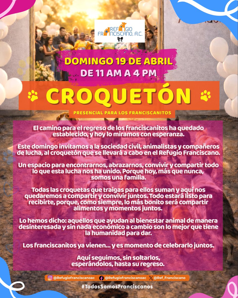 #RefugioFranciscano #Todossomosfranciscanos