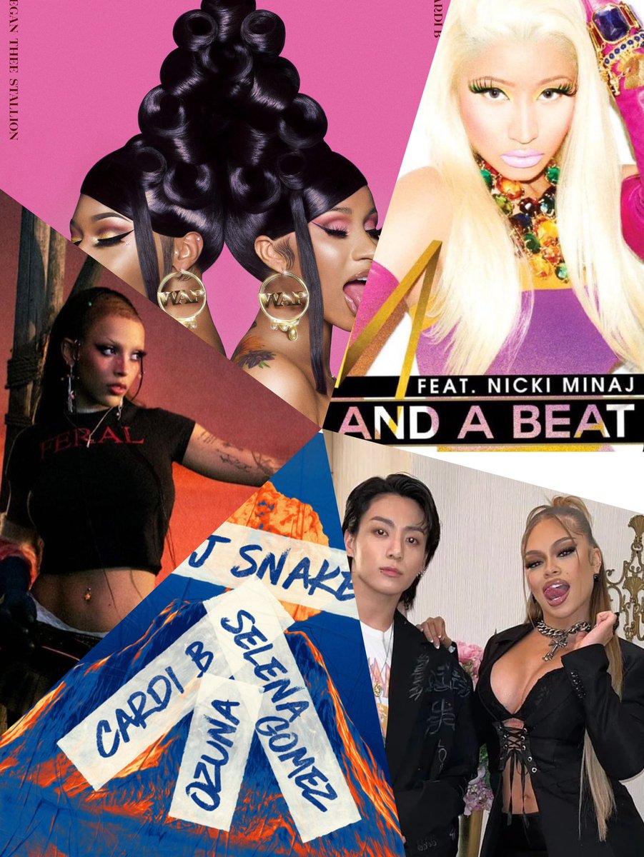 Only songs by female rappers to hit #1 on global Spotify chart:

Taki Taki
WAP
Seven
Paint the Town Red
Beauty and A Beat