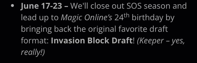 FiniteMTG's tweet photo. @BasicMountain I wanted to say I enjoyed the Resleevables episodes on IPA, and I hope to see Big Dan Teague in June ;) https://t.co/9G7lFft4HS