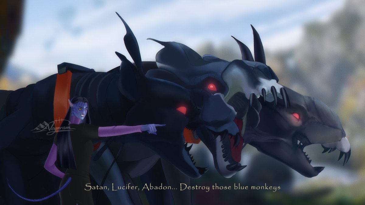 What is the point of nepotism if you can't have your own fucked up alien Cerberus?

#avatar #avataroc