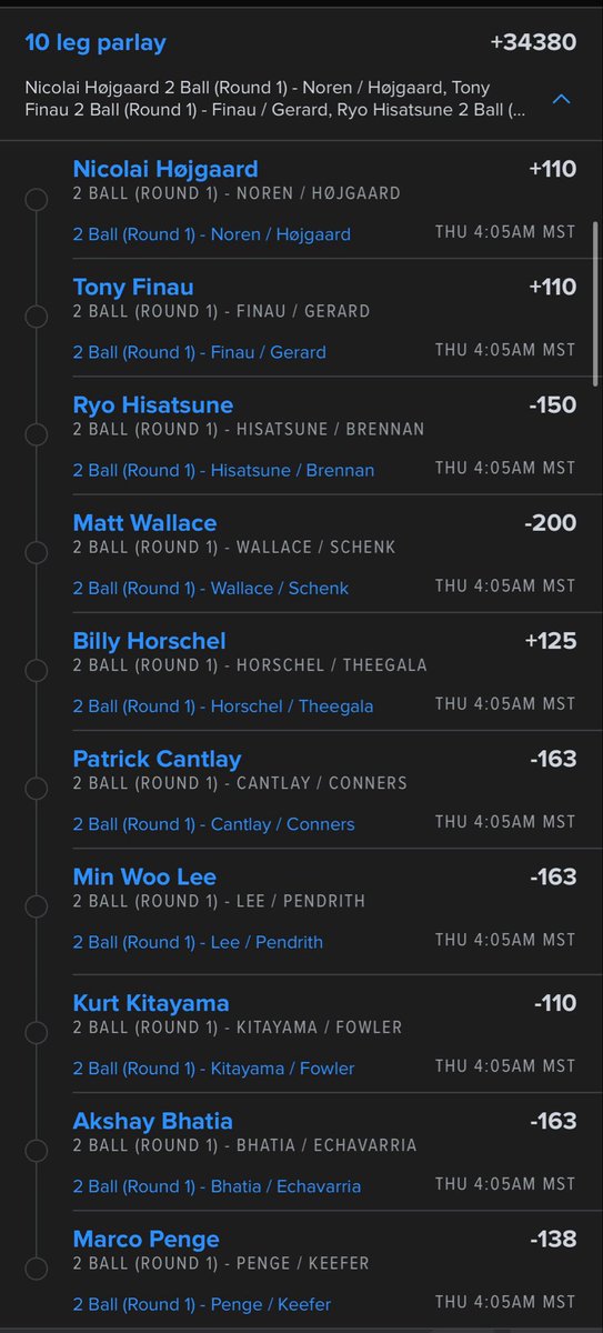 Arizonagolfers's tweet image. Round 1

RBC Heritage 2026 2 ball lotto ⛳️ 

#golf #Gambling𝕏