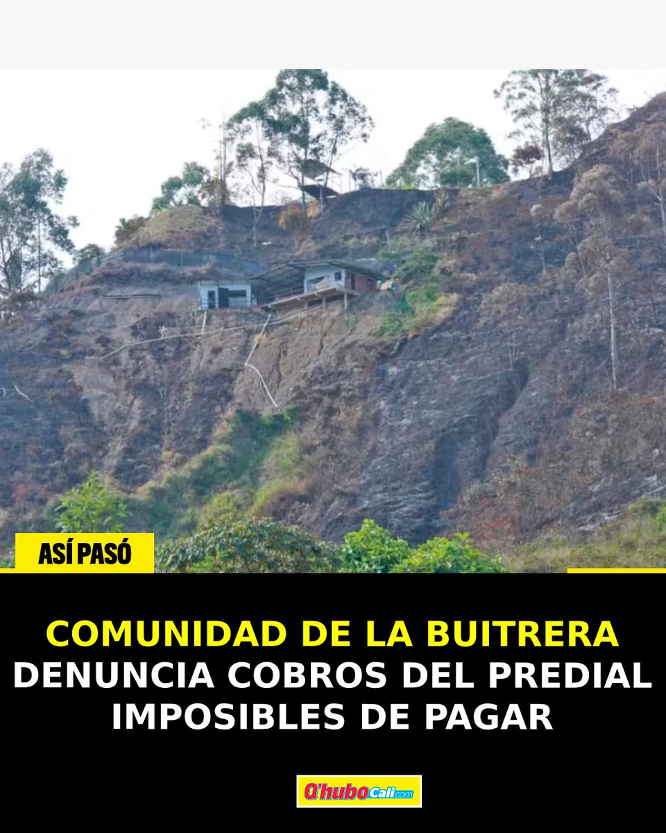 QhuboCali's tweet photo. 🚨💸 Alerta en La Buitrera
Comunidad denuncia cobros del predial “imposibles de pagar” tras avalúos catastrales.
📢 Alcaldía dice que ya hay mesas de diálogo
👉 https://t.co/AwXlfWVDfs
#Cali #LaBuitrera #QhuboCali https://t.co/xajgyYfsfe