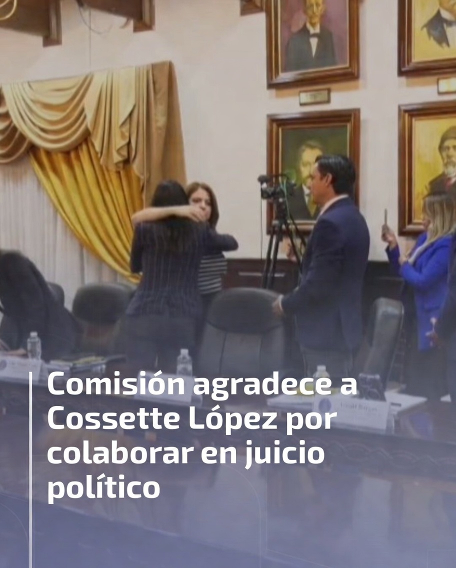 Miembros de la Comisión Especial abrazan a Cossette López, quien comparece en calidad de testigo, y le agradecen por “colaborar” con ellos.

¿Se imaginan a un juez abrazando y agradeciendo a un testigo por declarar contra el acusado?

Este juicio político ridiculiza la justicia.