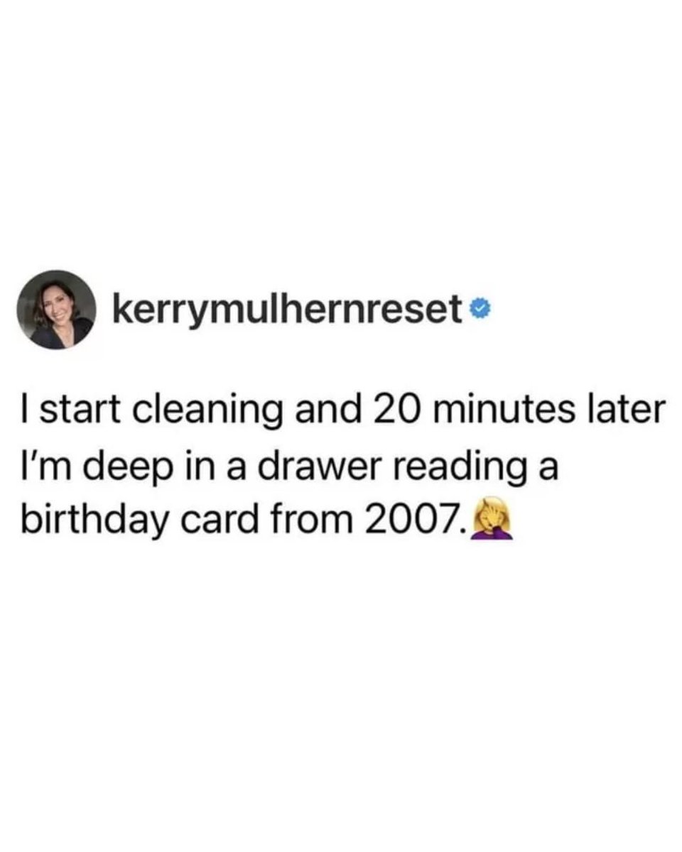 Memedroid's tweet image. We've all been there #birthday #memes #cleaning  #relatable #funny