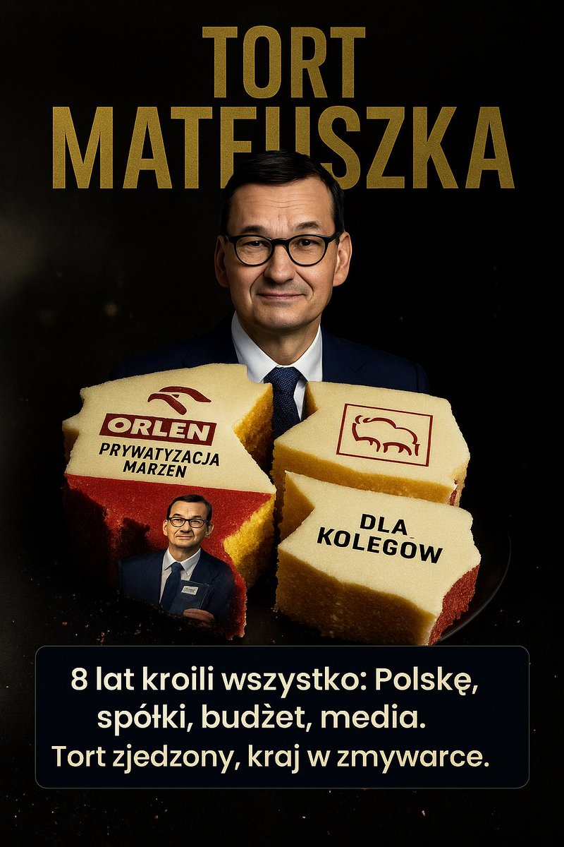 Odejście Morawieckiego z PiS to ustawka Kaczyńskiego. Kaczy chce, żeby Pinokio zdobył wyborców centrowych, a później przystąpił do koalicji z PiS. Nie dajcie się nabrać, nie głosujcie na partię kłamcę. To koń trojański PiS.