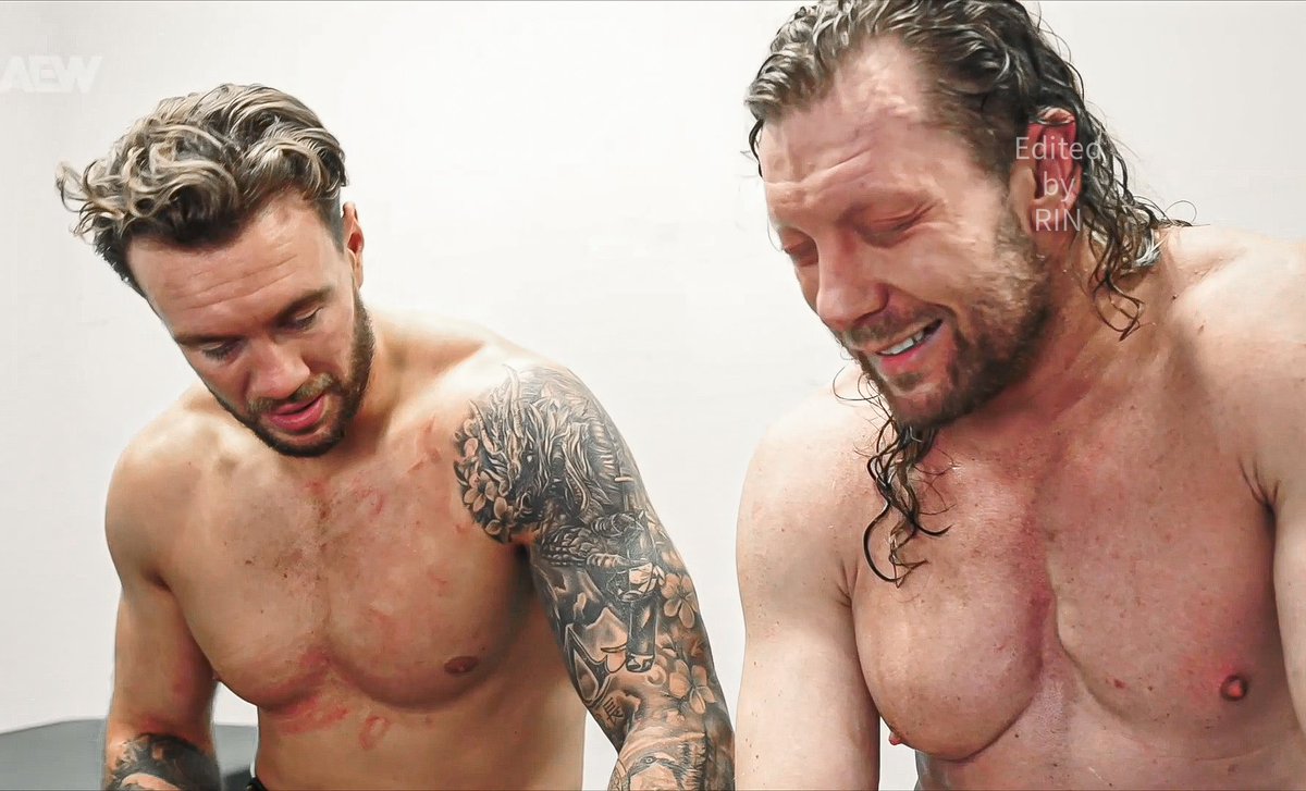 t_to_k0926_Rin's tweet image. #AEWDynamite #KennyOmega I couldn't help but cry watching this segment… Having overcome their past feud, they now lift each other up. What a beautiful bond of brotherhood. I have no doubt that Kenny will get another chance and I’ll keep supporting him as long as his journey goes
