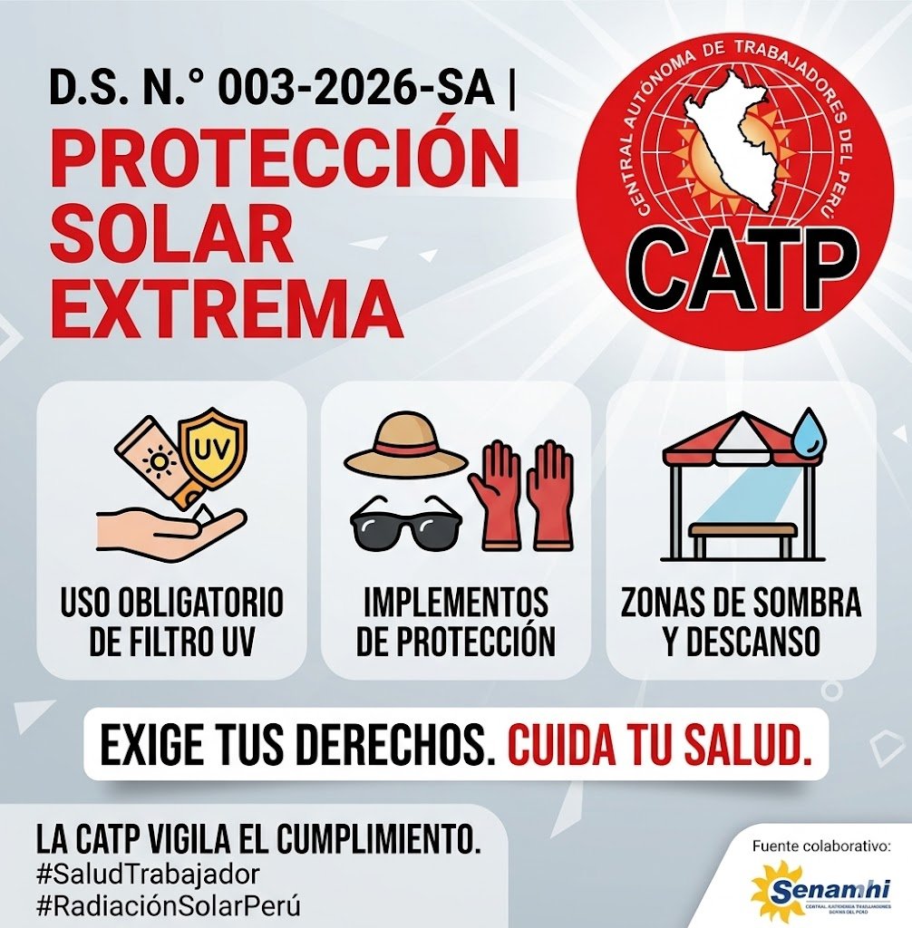 Central Autónoma de Trabajadores del Perú - CATP tweet media