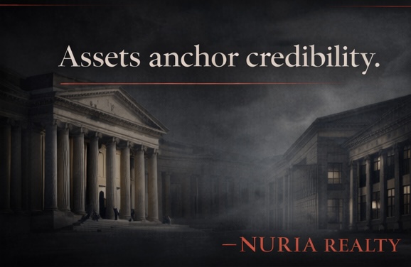 NuriaRealty's tweet photo. Assets anchor credibility.

Not all assets sustain strategy.
Few define it.

— Nuria Realty https://t.co/qJnAaCX91t