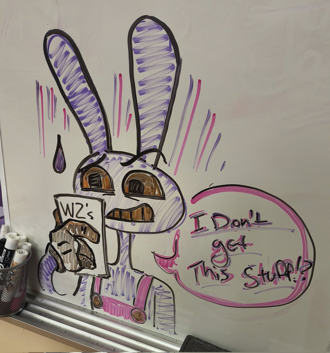 TrollCatch's tweet photo. Teacher in the building I work in kept the #Jax I put on her board for tax day xD 
#tadc #tadcart https://t.co/nByKJSkTQx