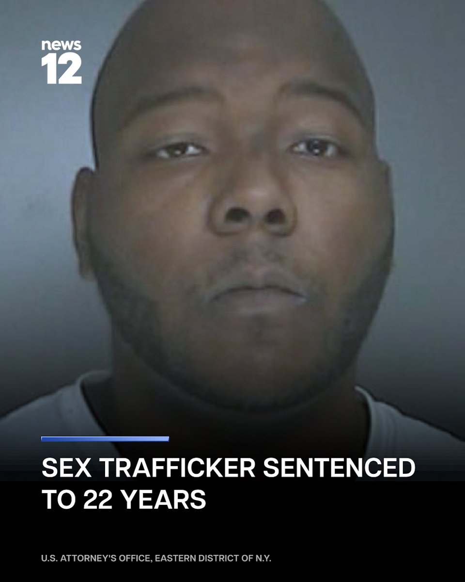 News12LI's tweet image. MAN SENTENCED: A Long Island man convicted of running a violent sex‑trafficking ring out of a now‑shuttered Sayville motel was sentenced to 22 years in federal prison.

#News12 #LongIsland #SexTrafficking #Court

bit.ly/4mRf1U5