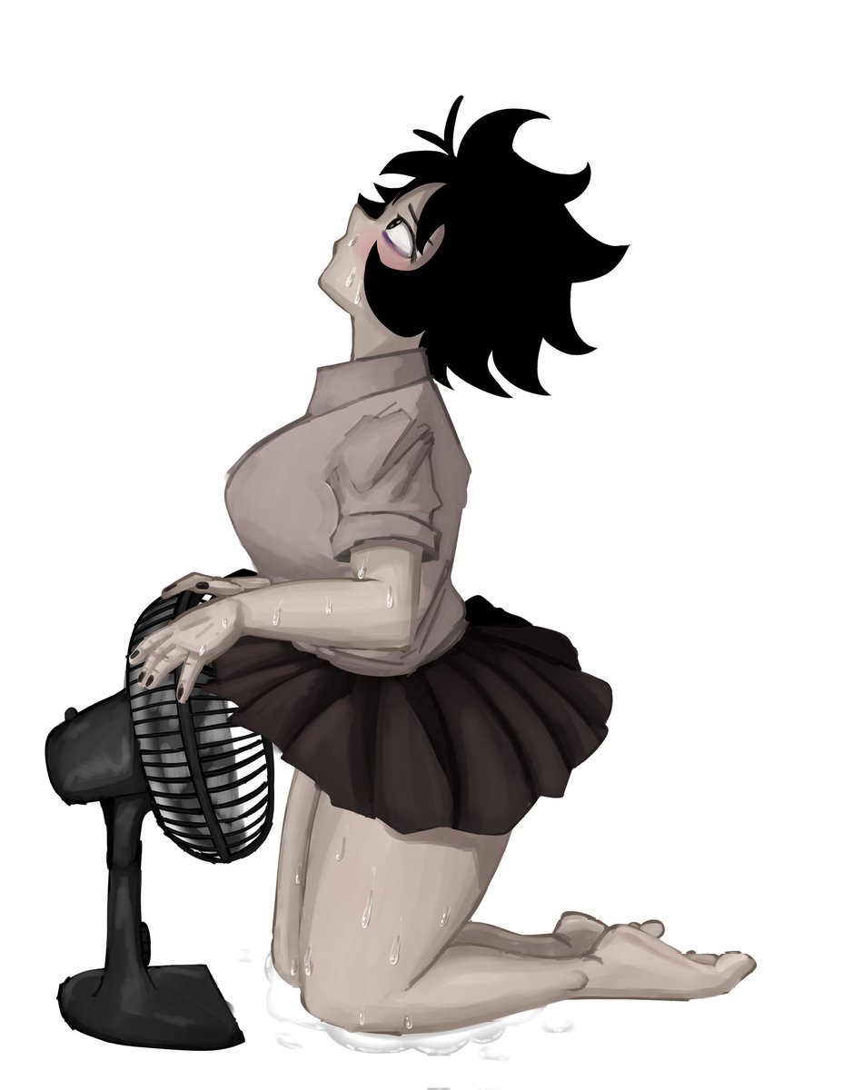 Don't blame me... it's really hot today, I needed to cool off