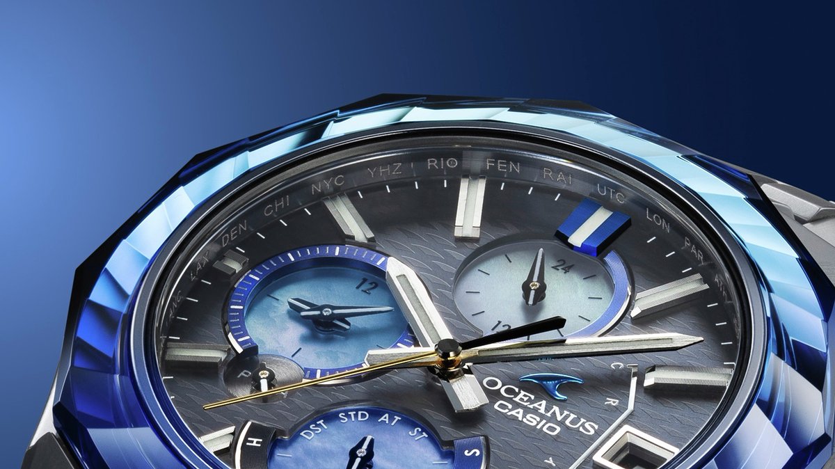リリース】?⌚“OCEANUS”に阿波藍の美しさと海をテーマにした3モデルが登場