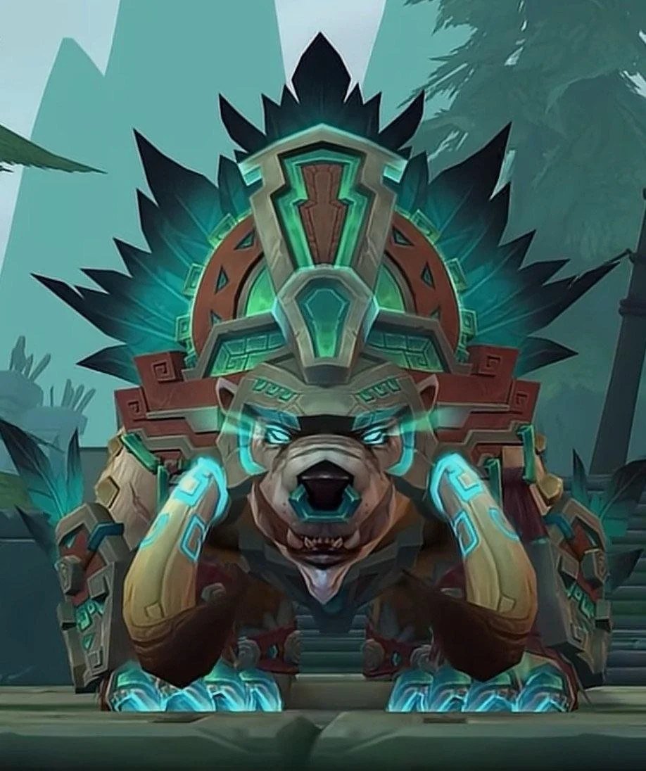 WarcraftMeme's tweet image. Can we PLEASE get this bear form for druids?! #warcraft