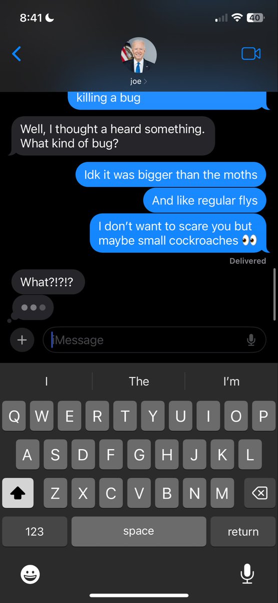 luschient's tweet photo. White people be like I’m scaring my mom https://t.co/uhWQgYLB5f