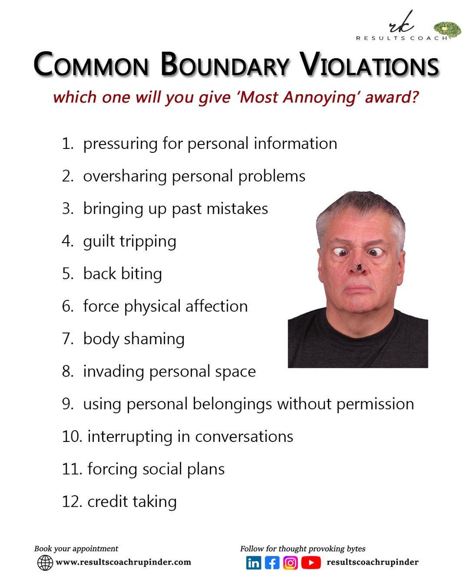 coachrupinder's tweet image. Tell me about it... All ears to you...

DM to book your session to pace up the process

#boundaries #workplace #behavior #conversation #results #ChangeTheGame #PowerOfThoughts #EachBrainThinksDifferent #Leadership #entrepreneur #Coaching #Neuroscience #learning