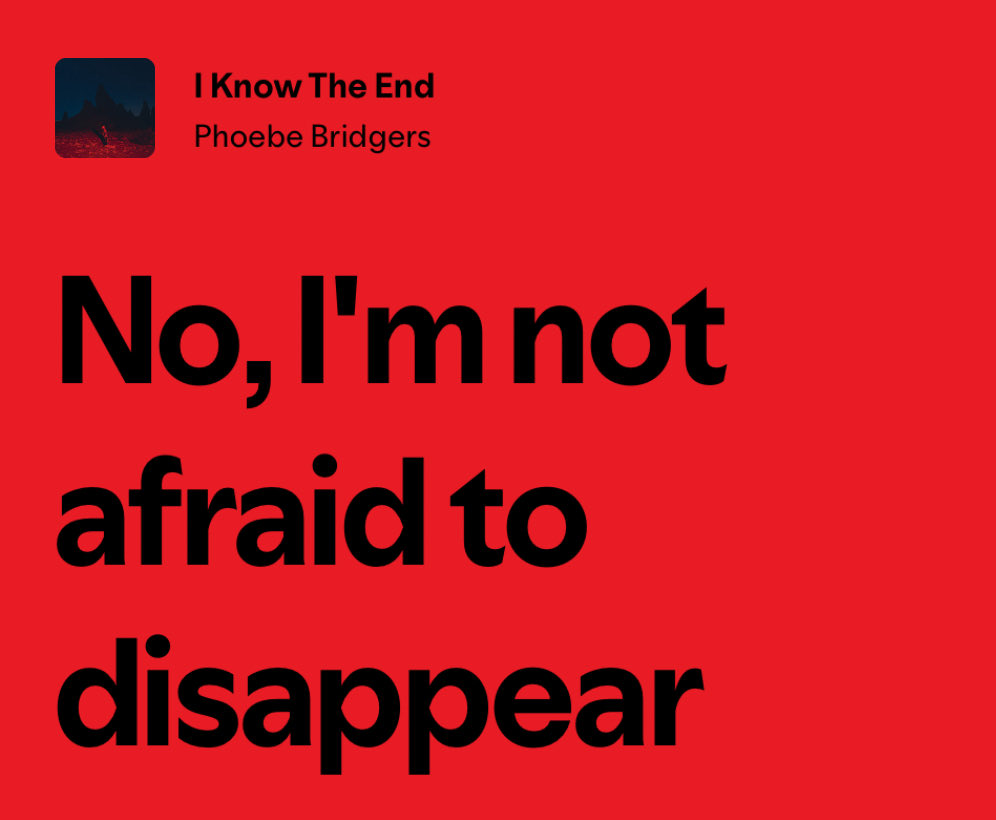 phoebe bridgers wasn’t lying when she said this