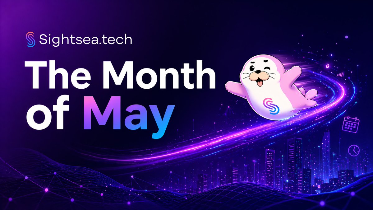 Sightsea_Tech's tweet photo. New month unlocked: May 🌿

Markets reset.
Attention shifts.
Narratives begin again.

Let’s see where it goes...
Great month, #Sightsea Fams 🥰 https://t.co/vCXPHJSPWo