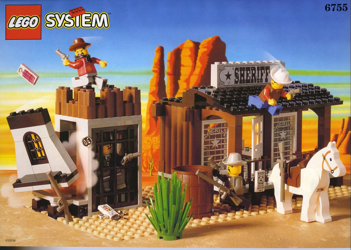 blocksmagazine's tweet image. What is your FAVOURITE play feature in any LEGO set? The spring-loaded exploding jail cell in 6755 Sheriff's Lock-Up is a key example, activated by pushing in a 1x2 printed tile! More dynamite LEGO fun at BlocksMag.com - subscribe and never miss a story! 🧨

#LEGO #AFOL