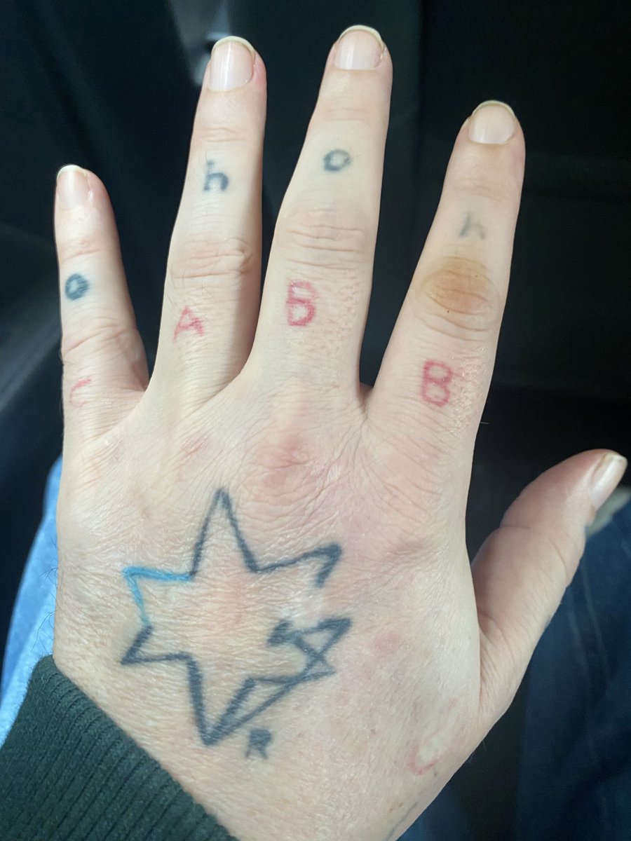 TheWizardFound's tweet image. #tats I drew myself and someone else inked. Haven’t gotten any in a while. Miss that painful tickle.