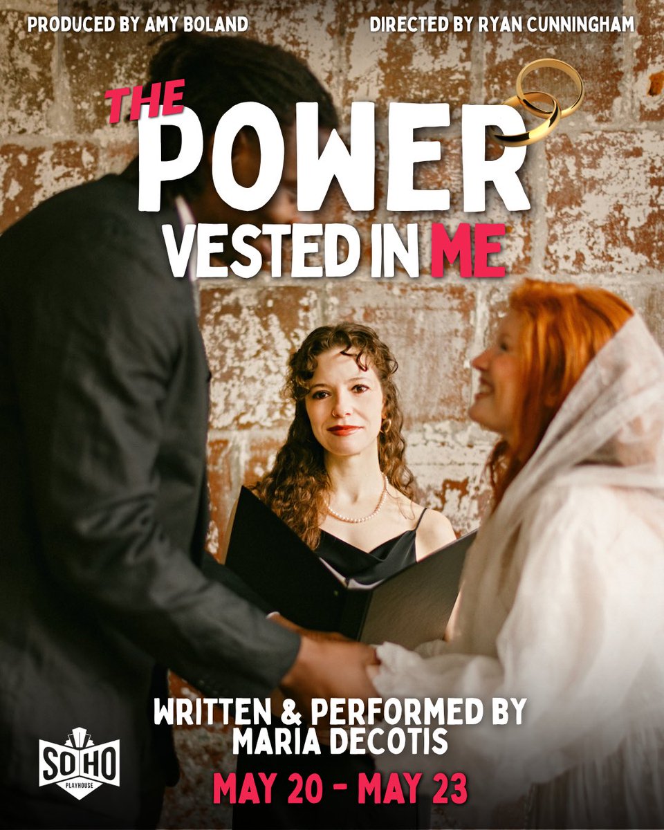 MariaDeCotis's tweet photo. I’m returning to SoHo Playhouse May 20-23! https://t.co/1DzyX9eNP6 https://t.co/E1dyaNKGAz