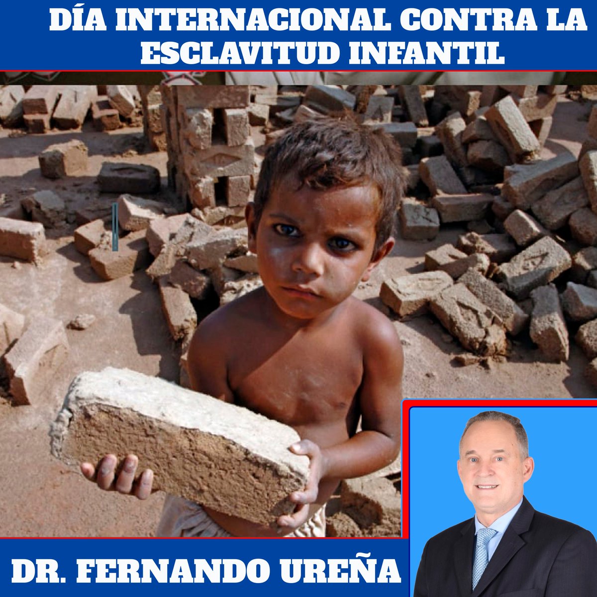 En el Día Internacional contra la Esclavitud Infantil, alzamos la voz por millones de niños y niñas que aún sufren explotación y ven vulnerados sus derechos. Toda infancia merece libertad, educación y protección. No al trabajo infantil, sí a un futuro digno para todos. 🕊️👧👦
