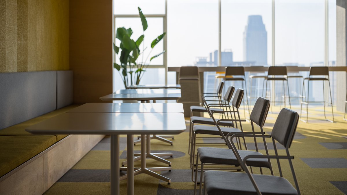 lightspace_news's tweet image. Spanning the high-rise window frontage, this multifunctional shared workspace integrates areas for meetings, casual dining, solitary retreat, and light socializing. 

More info: lightspacefurniture.com
Email：info@lightspace.cc

#lightspace #Design #Chair #Sofa #officedesign