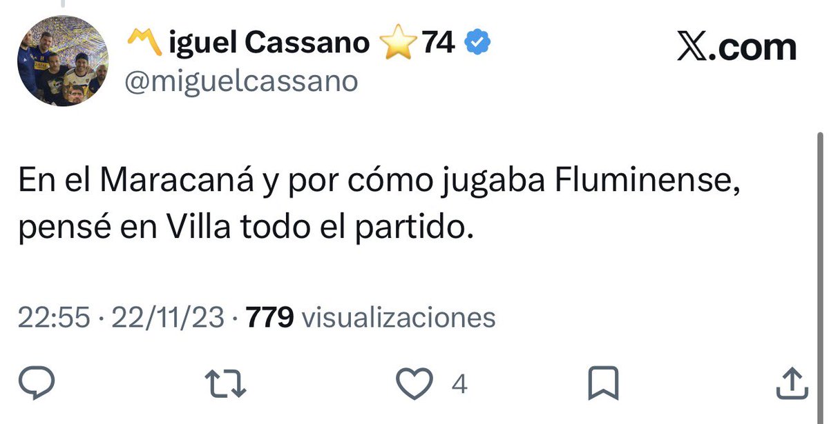 〽️iguel Cassano ⭐️74 tweet media