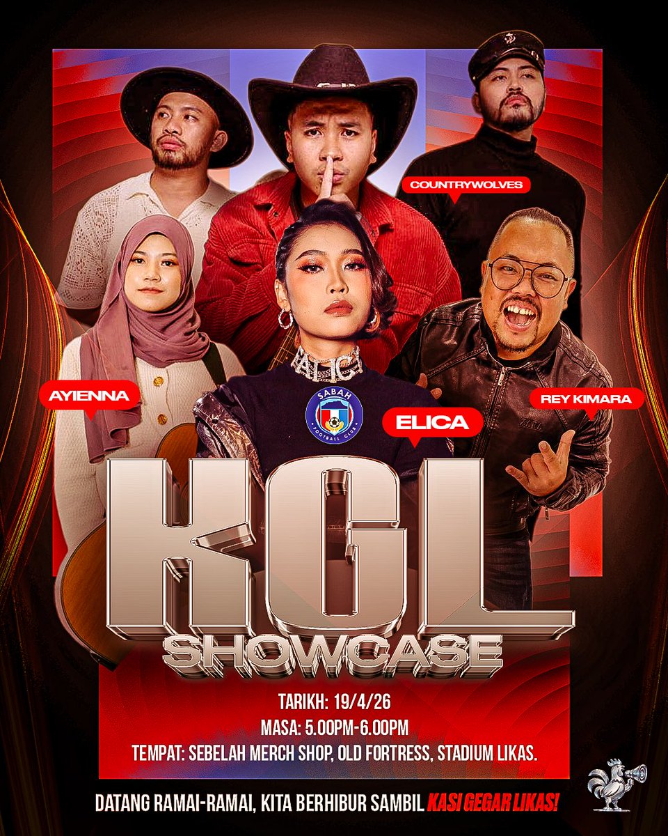 SabahFCofficial's tweet image. 🏟️ Likas kamu sudah READY!!!???

Bermula jam 5pm, kita kumpul ramai-ramai di sebelah Merch Store Sabah FC, Old Fortress zone, Stadium Likas!

Kita Jumpa Ahad ini dan sama-sama kita KASI GEGAR LIKAS!

#SabahFC #SabahMajuJaya 
#BangunlahBersatuSemua
#MFLChallengeCupFinal2026