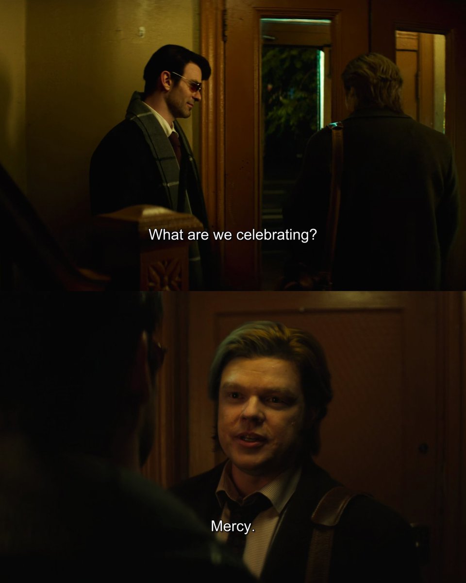 “Mercy.” 

— Daredevil: Born Again S02E05