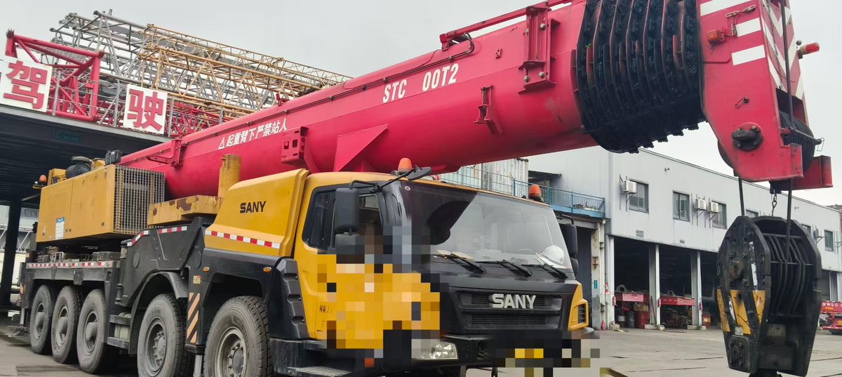 SunnyLi45's tweet photo. 2020 year Sany 110 ton Truck Crane for sale: Type STC1100T2, 78 meter boom (8 sections), 29 meter jib, 47 ton counterweight, over 3000 working hours, price $170000.
More info:https://t.co/wVXwpu7X2P
#cranemachine #truckcrane #Sany #110ton #2020 #8sections https://t.co/9zjyhRScAg