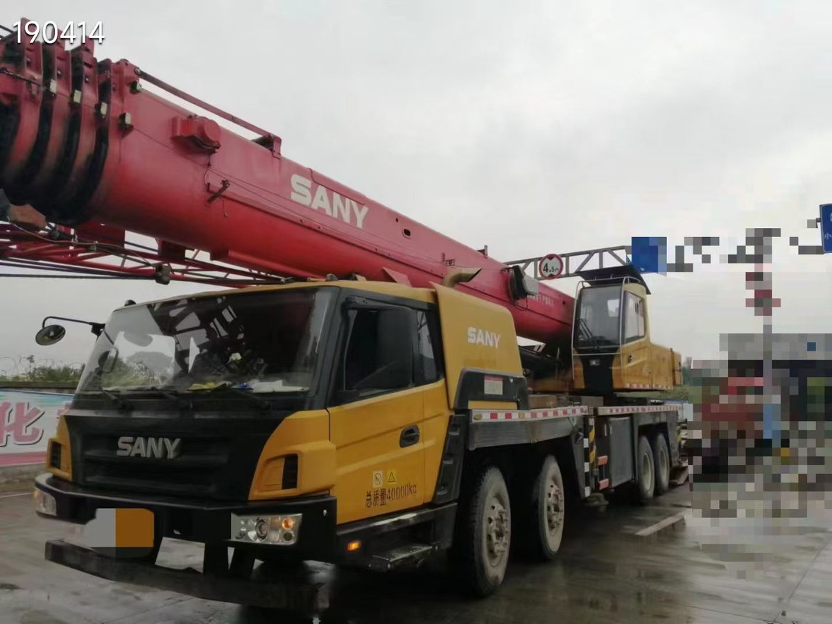 SunnyLi45's tweet photo. 2018 Year Sany 50 tons Truck Crane for Sale: Type STC500S, 43.5 meters mainboom (5 sections), 16 meters jib, 6.6 ton counterweight, no transferred, price $59000.
More info:https://t.co/7q3PD4vRa8
#cranemachine #truckcrane #Sany #50ton #2018 #5sections https://t.co/JlbKiDasng