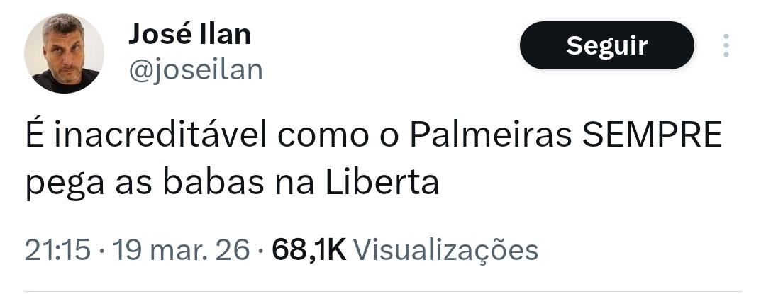 p_cachaceiro_'s tweet photo. Poxa ilan, vc jurou que um grupo BABA era fácil.
Seu minúsculo Fluminense vai ser eliminado no grupo mais BABA da libertadores? https://t.co/uYVPUFLKPd