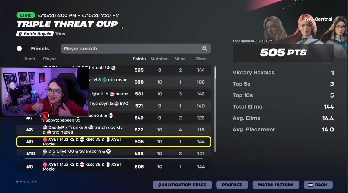 XSET Moxie tweet media