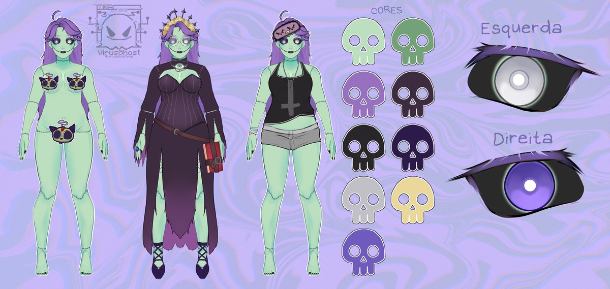 Kezahe, a Morta {VtuberBR} 🏳️⚧️ 🧟♀️ tweet media