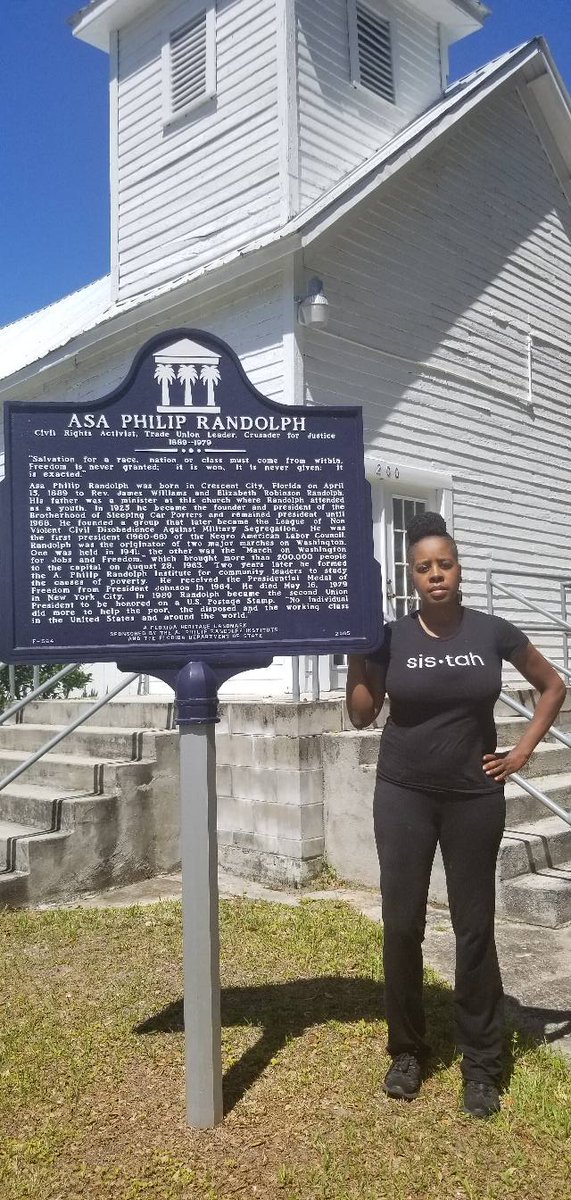 SankofaTravelHr's tweet photo. #OTD 1899 Asa Philip Randolph was born. He was a labor unionist and civil rights activist that organized and led the Brotherhood of Sleeping Car Porters, the first successful Black-led labor union. https://t.co/DRfGU5lNhn