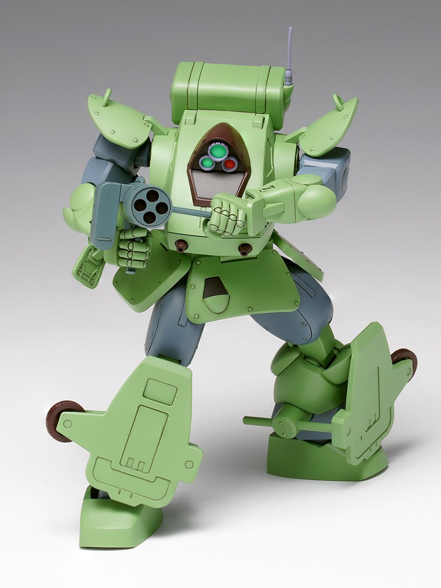 digitamin's tweet image. ◎1/35のボトムズプラモ新作！
ダイビングビートル、スナッピングタートル、マーシィドッグと並び「クメン編」に欠かせないAT「スタンディングタートル」！

全高：約120mm (1/35スケール)

◆#WAVE BK-235 1/35 #装甲騎兵ボトムズ スタンディングタートル (ST版) #プラモデル 【8月】