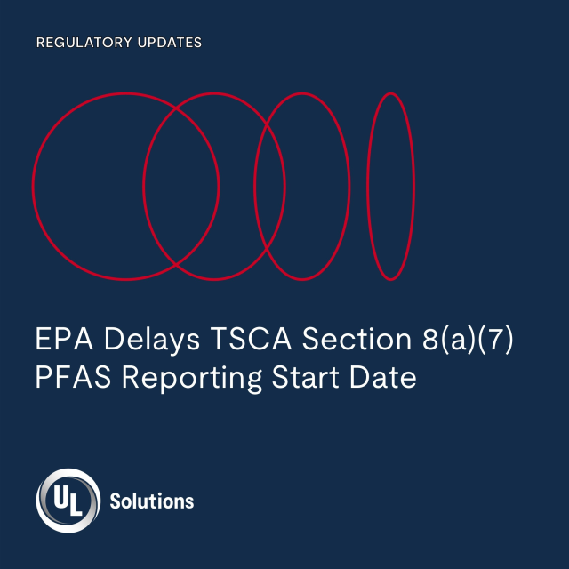 indubabu1269's tweet image. The final rule, published in the April 13, 2026 edition of the Federal Register, explains that the PFAS Reporting Rule submission period will begin no later than January 31, 2027, and may begin sooner. Read more here: s.ul.com/3Q3fKFn #weareULSolutions #EPA #PFAS