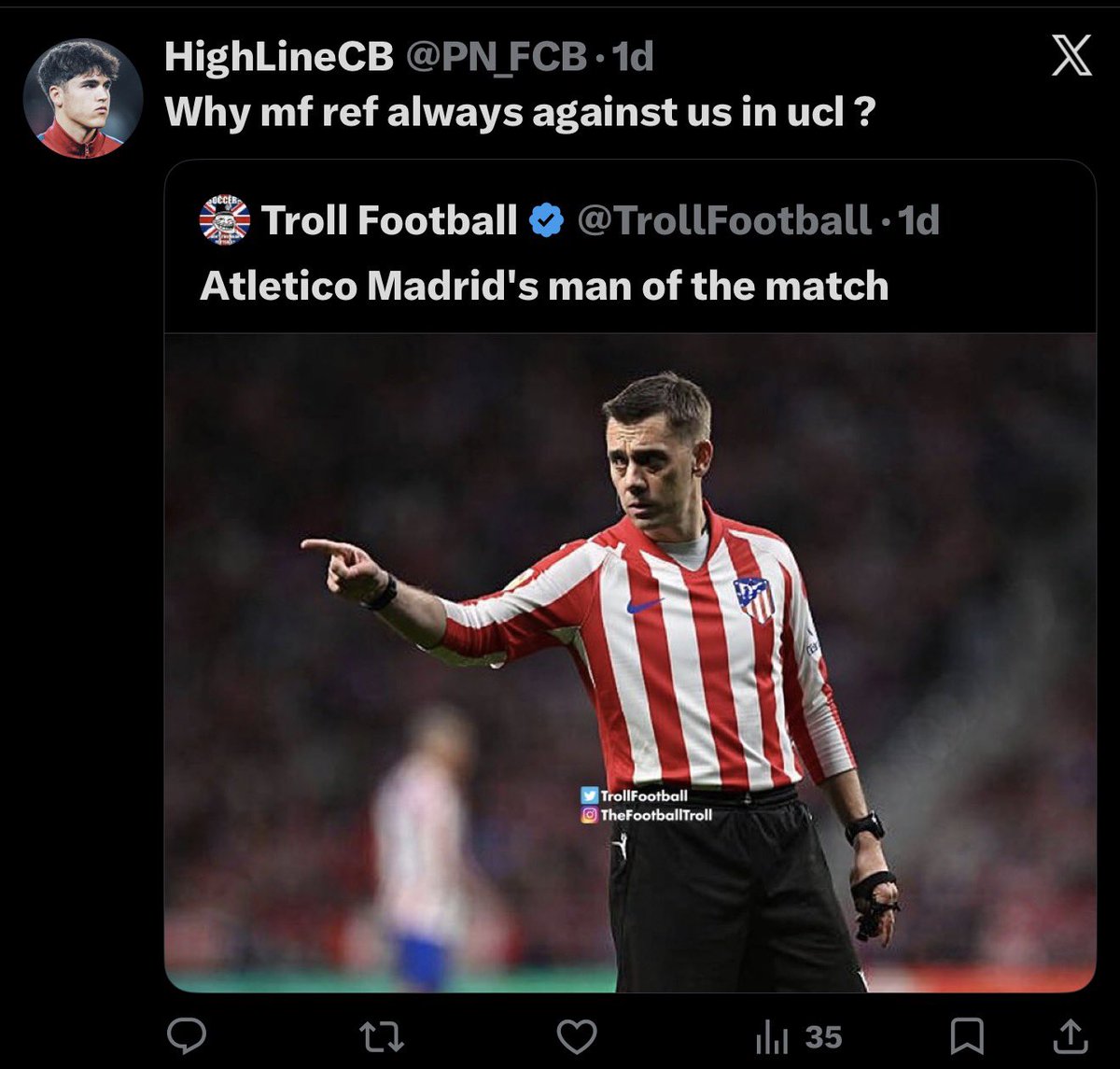 SoleAir's tweet photo. @PN_FCB 🤡🤡🤡🤡🤡 https://t.co/gTjBXFz3fr